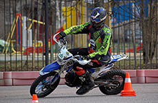 Первенство по мотоспорту среди образовательных учреждений г.Санкт–Петербурга (фигурное вождение мотоцикла)